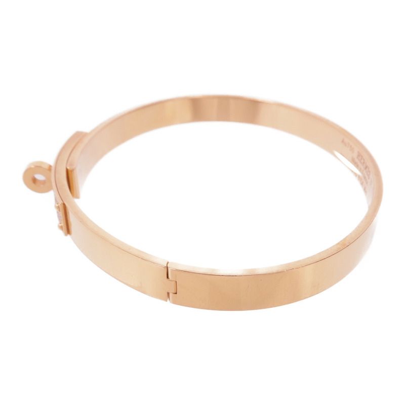 HERMES 18K玫瑰金Kelly Bracelet鑽石手鐲-1