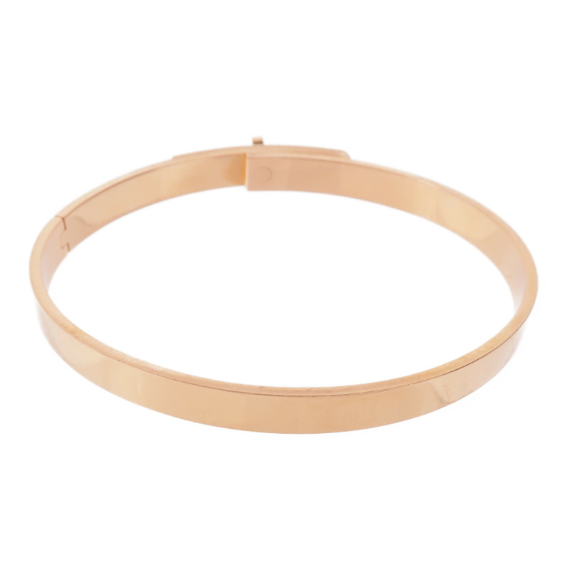 HERMES 18K玫瑰金Kelly Bracelet鑽石手鐲-2