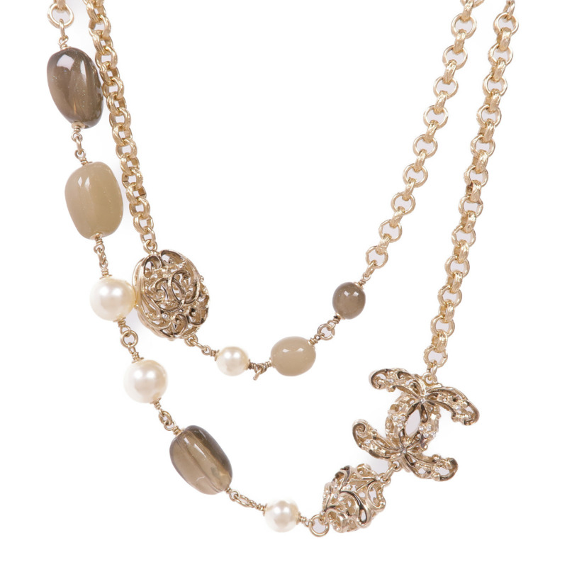 CHANEL 金屬Necklace項鍊-1