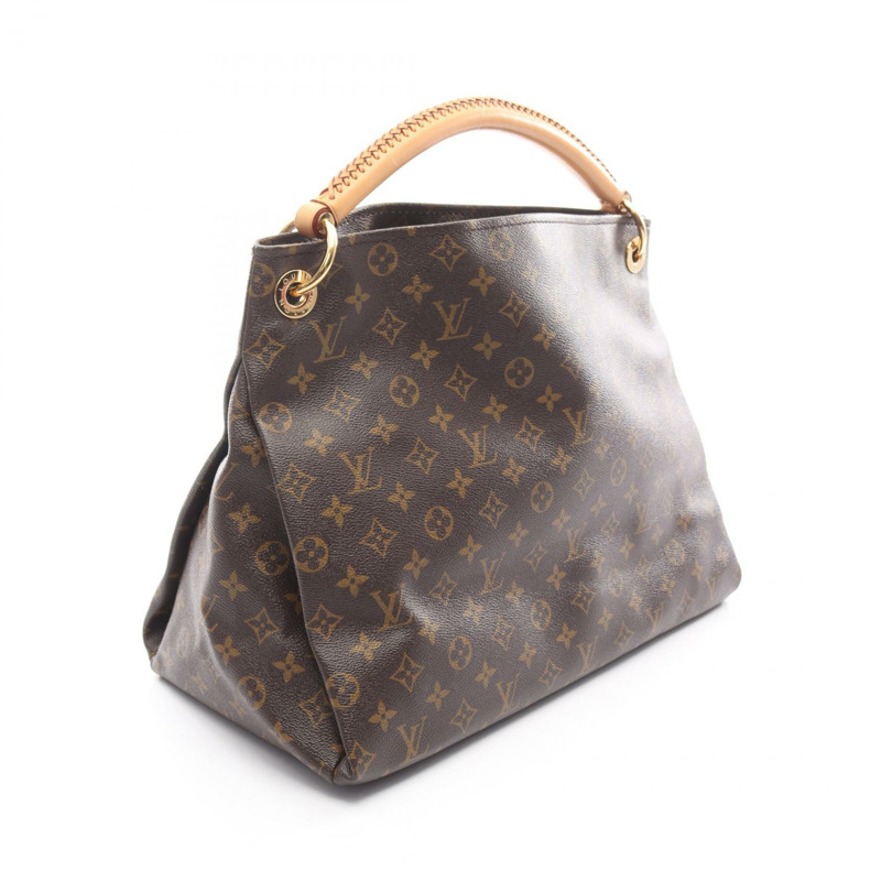 路易威登 Artsy MM 肩背包 M40249 Monogram 皮革棕色二手女士-1