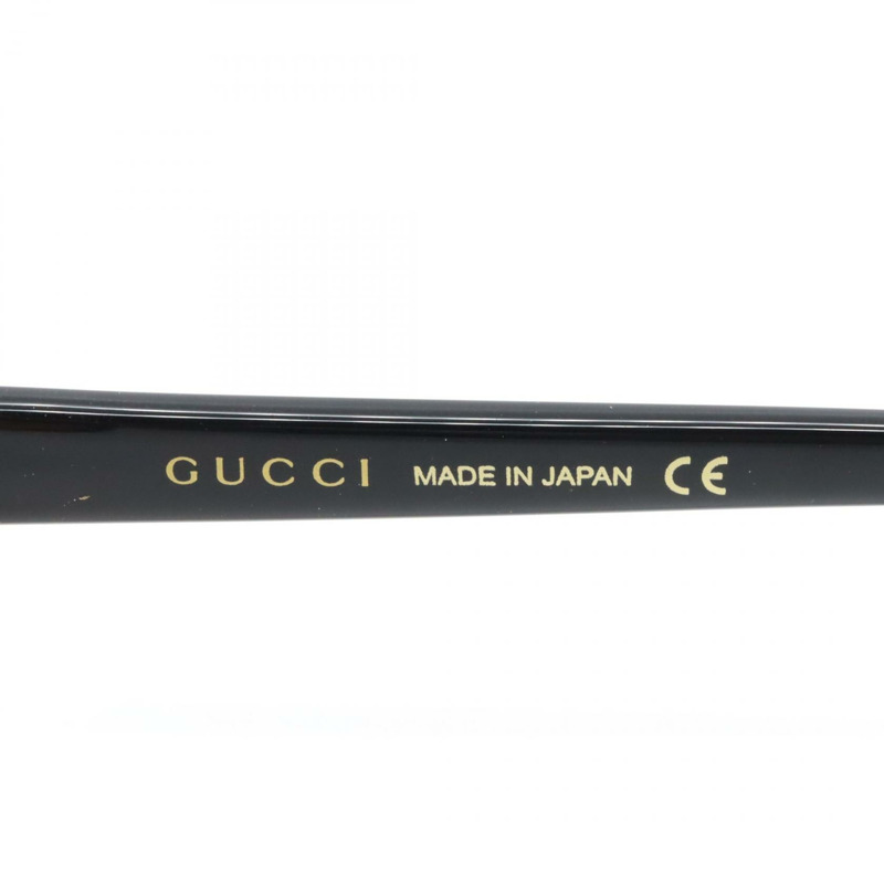 GUCCI 太陽眼鏡 GG0447S-002 塑膠材質 黑色 金色 棕色 全新 男女通用-3