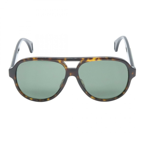 GUCCI 太陽眼鏡 GG0463S-003 塑膠材質 黑色棕色 全新 男女通用