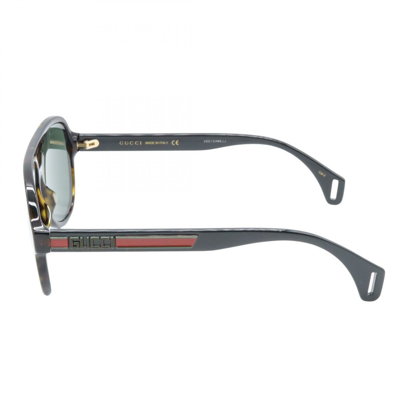 GUCCI 太陽眼鏡 GG0463S-003 塑膠材質 黑色棕色 全新 男女通用-2