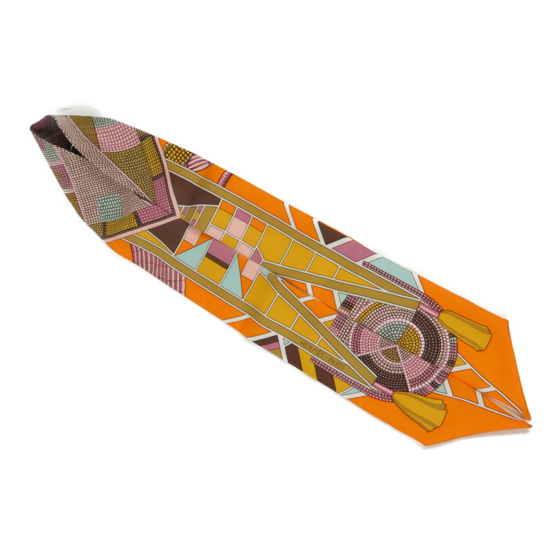 HERMES 絲質Twilly絲巾-2