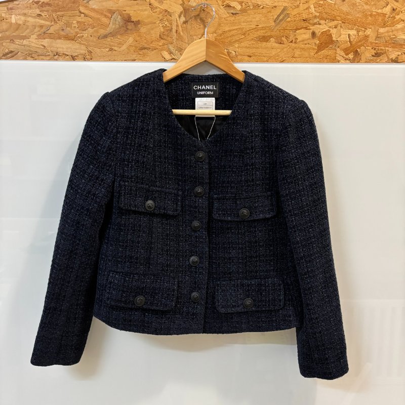 【美收精品】CHANEL 深藍員工服外套 4-468-0