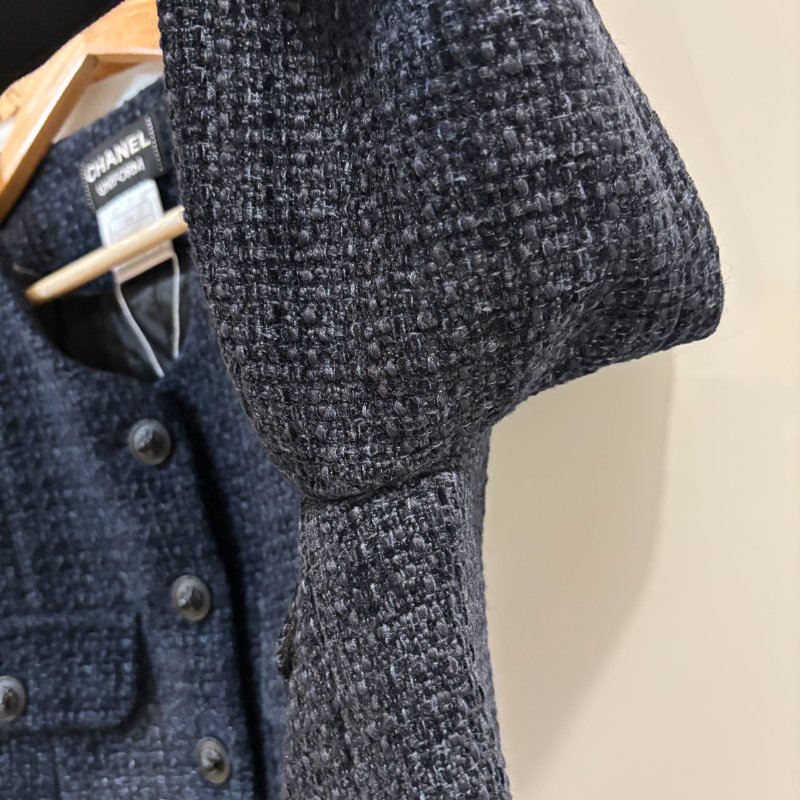 【美收精品】CHANEL 深藍員工服外套 4-468-3