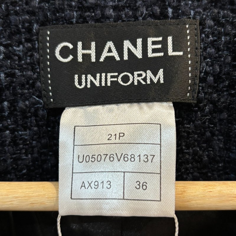 【美收精品】CHANEL 深藍員工服外套 4-468-5