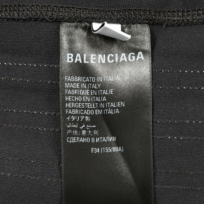 BALENCIAGA × Adidas 背心 712288 人造絲尼龍 黑色 #38 二手女款-4
