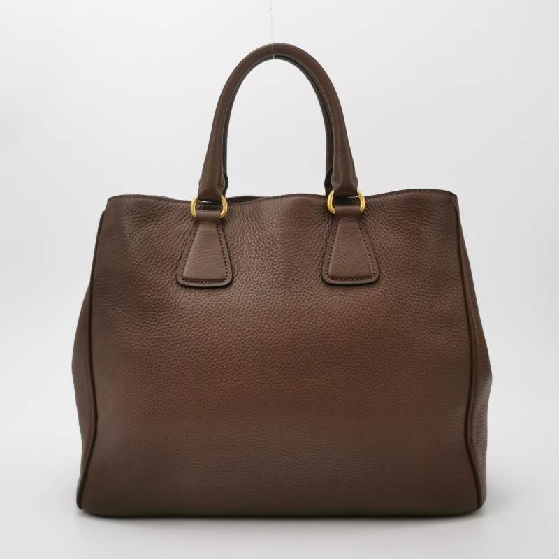 Prada 牛皮純色字母Logo斜挎包單肩包-4