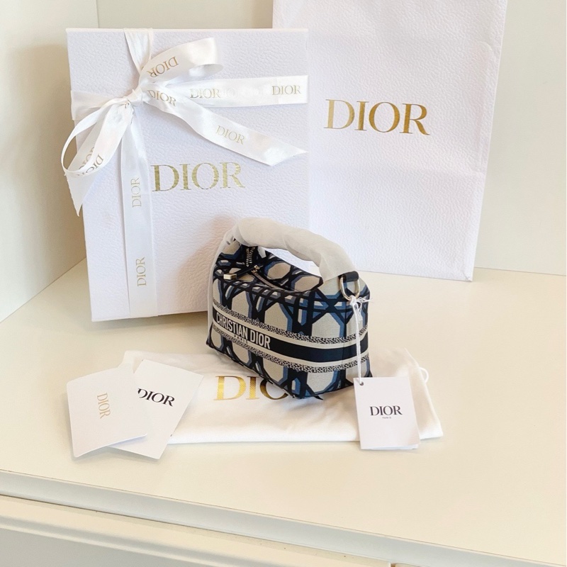 【全新大全套🆕】Dior Travel nomad Hobo飯盒包 迷你手提化妝包mini 手提包 斜挎包 單肩包-3