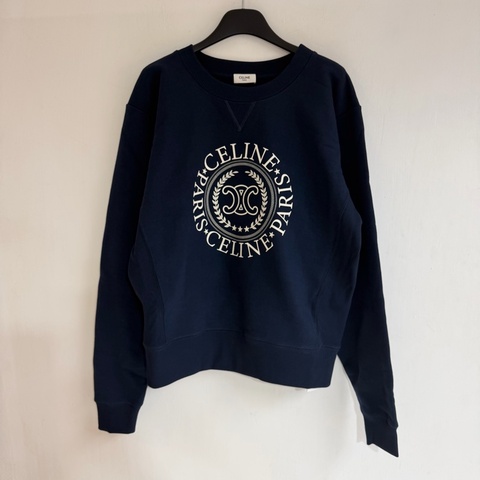 Celine 女款 海軍藍 衛衣#XS S M