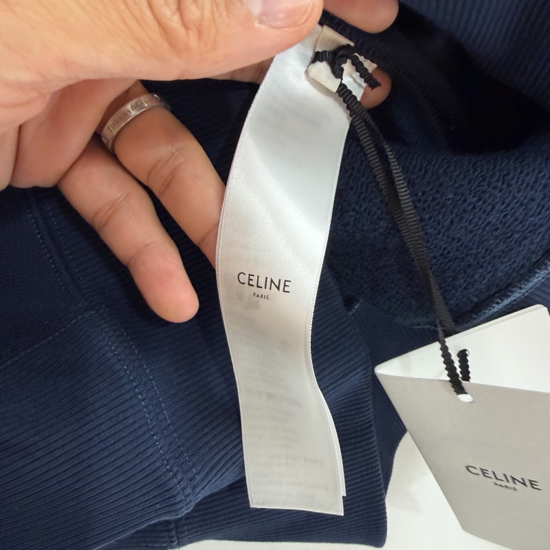 Celine 女款 海軍藍 衛衣#S M ,OS版-5