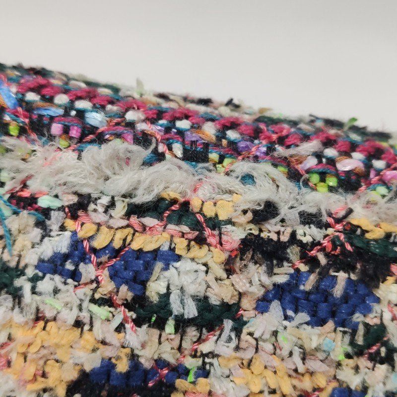 Chanel Flap Bag羊皮拼色編織雙C扣翻蓋單肩包-14