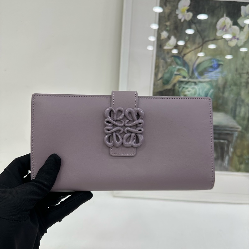 羅意威/Loewe 牛皮革長錢包-3