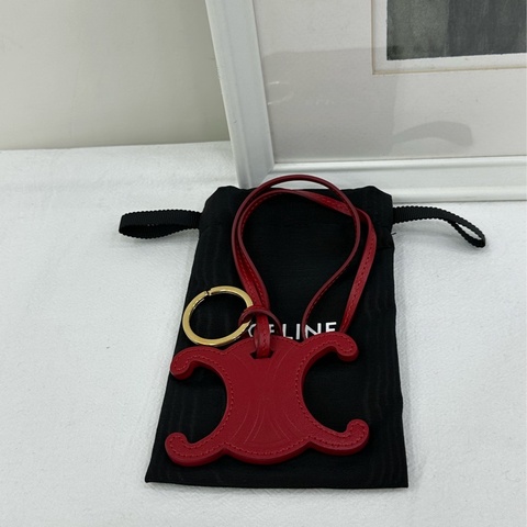 Celine賽琳 凱旋門牛皮墜飾
