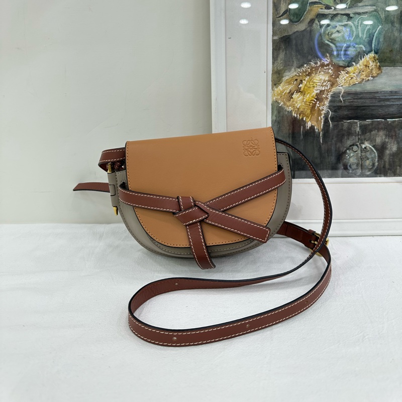 Loewe 羅意威拼色馬鞍包22年-1