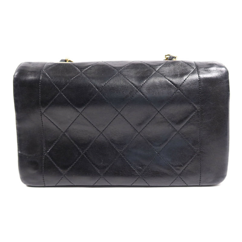 CHANEL 羊皮皮革Diana Chain Shoulder Bag金扣鏈帶肩背袋-1