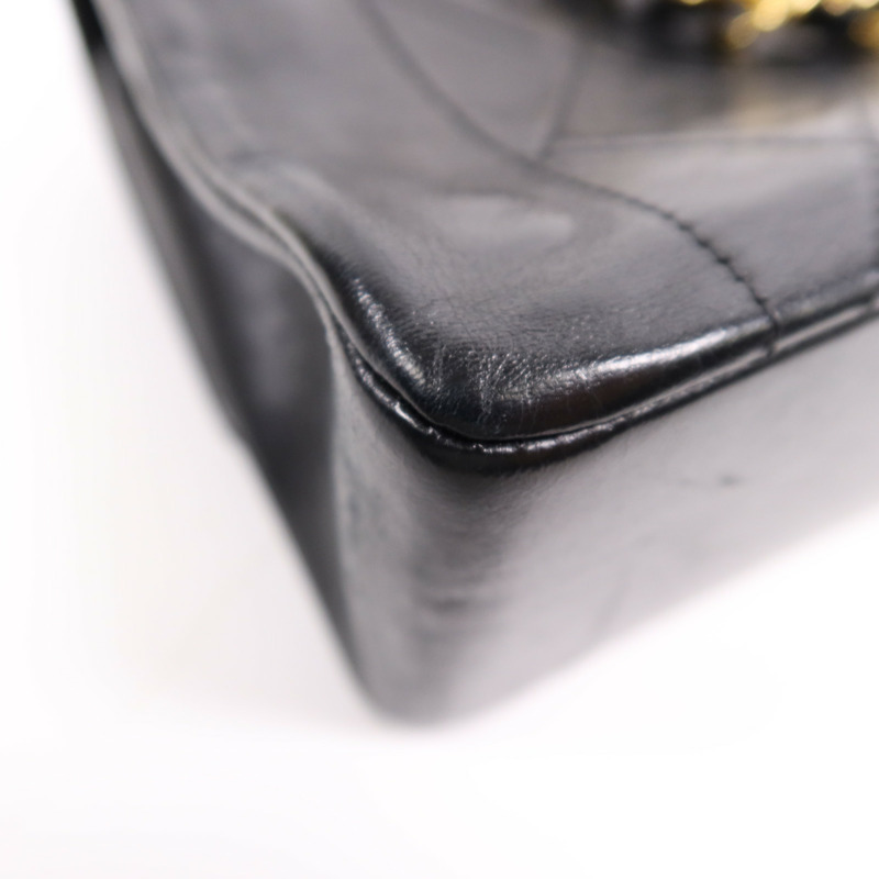 CHANEL 羊皮皮革Diana Chain Shoulder Bag金扣鏈帶肩背袋-7