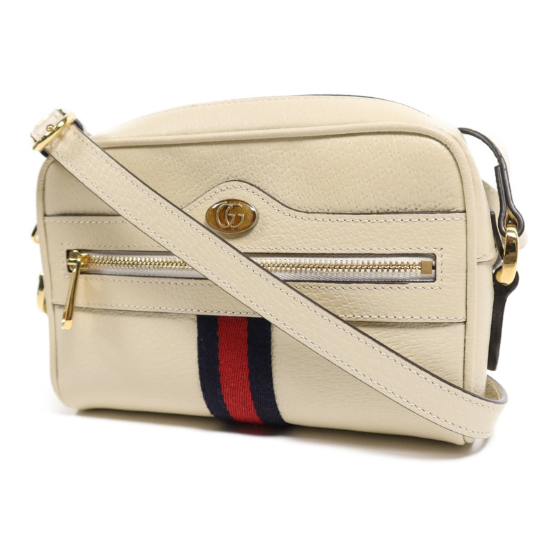 GUCCI 牛皮皮革GG Ophidia金扣肩背袋-2