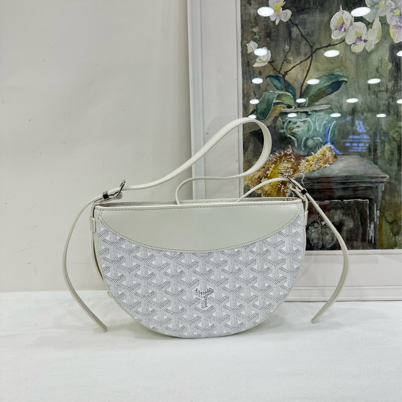 Goyard 戈雅 燕子月亮斜背包 尺寸25*16 24年閒置99新-2