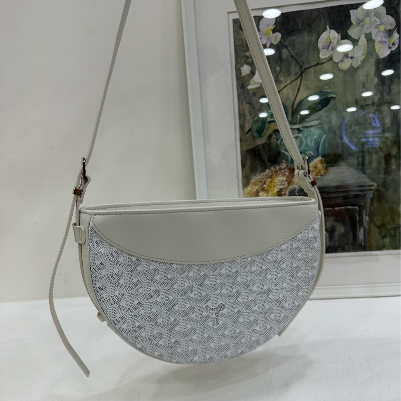 Goyard 戈雅 燕子月亮斜背包 尺寸25*16 24年閒置99新-7