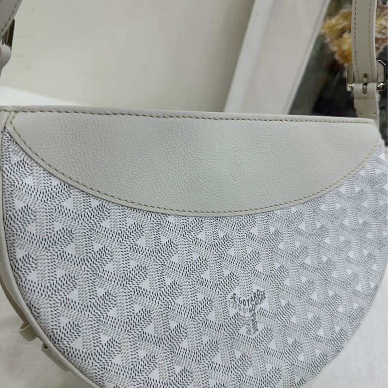 Goyard 戈雅 燕子月亮斜背包 尺寸25*16 24年閒置99新-8