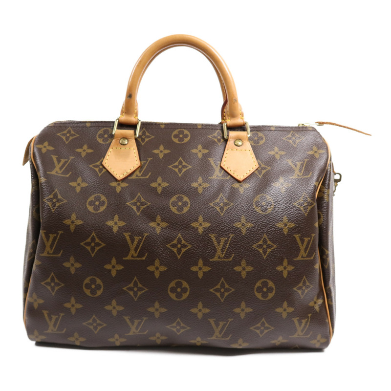LOUIS VUITTON Monogram Speedy 30金扣手挽袋-1