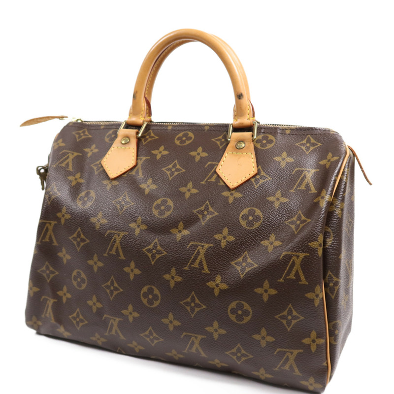 LOUIS VUITTON Monogram Speedy 30金扣手挽袋-2