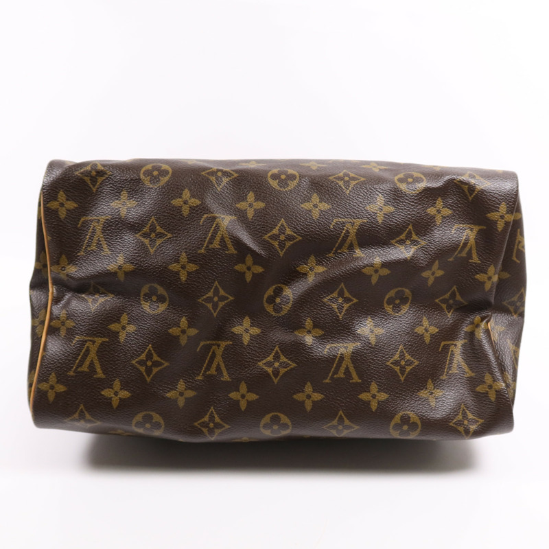 LOUIS VUITTON Monogram Speedy 30金扣手挽袋-3