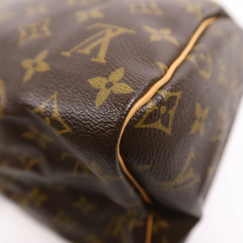 LOUIS VUITTON Monogram Speedy 30金扣手挽袋-4