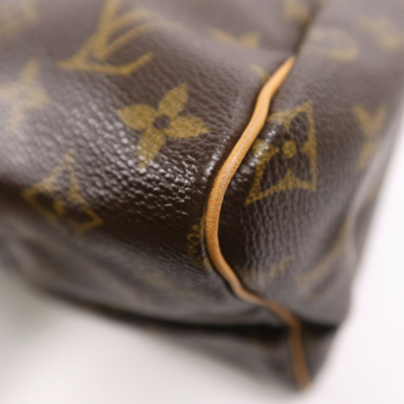 LOUIS VUITTON Monogram Speedy 30金扣手挽袋-6