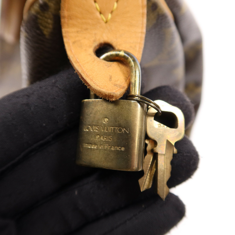 LOUIS VUITTON Monogram Speedy 30金扣手挽袋-10