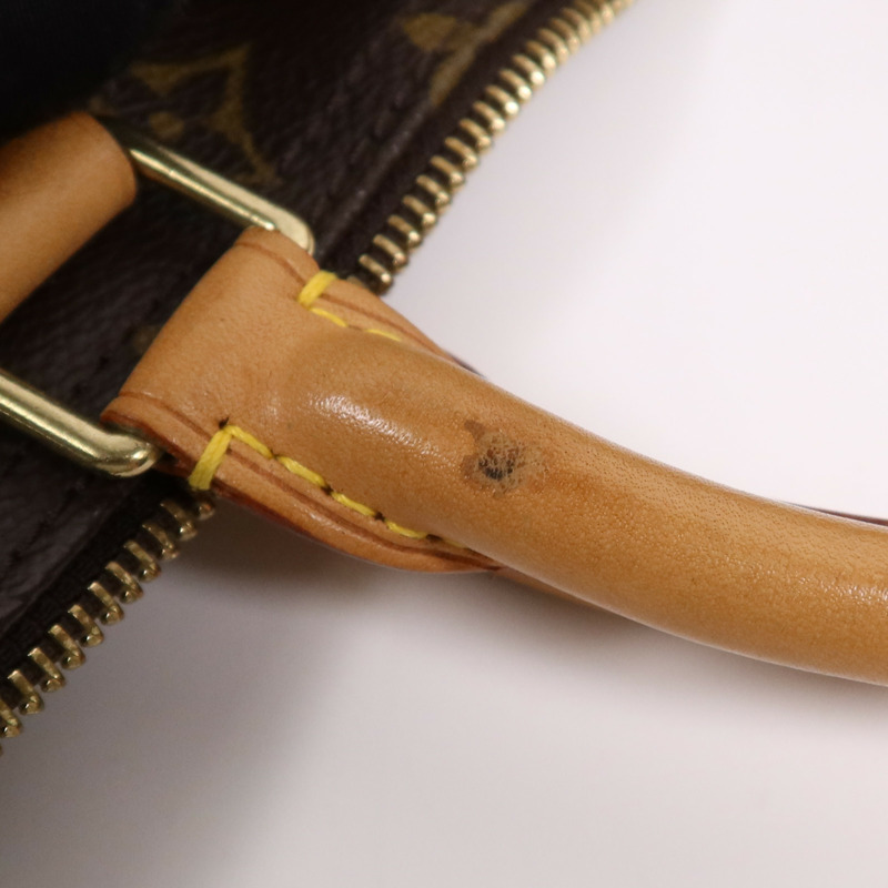 LOUIS VUITTON Monogram Speedy 30金扣手挽袋-14