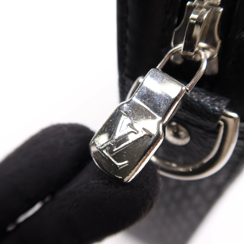 LOUIS VUITTON Damier Graphite Trio Messenger銀扣肩背袋-8