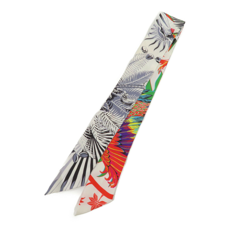 HERMES 絲質Twilly絲巾-1