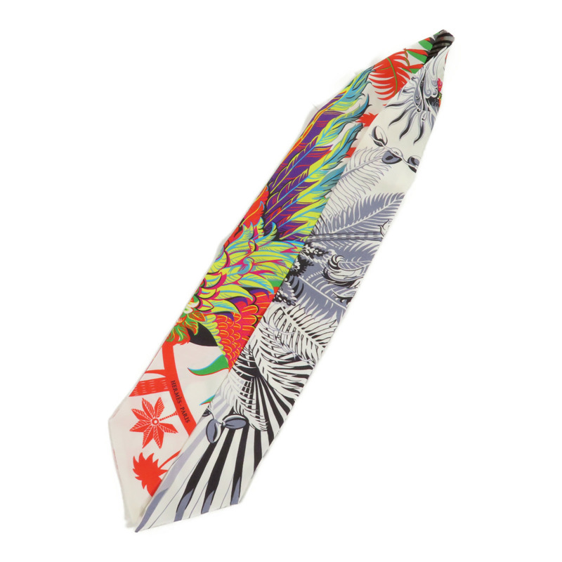 HERMES 絲質Twilly絲巾-2