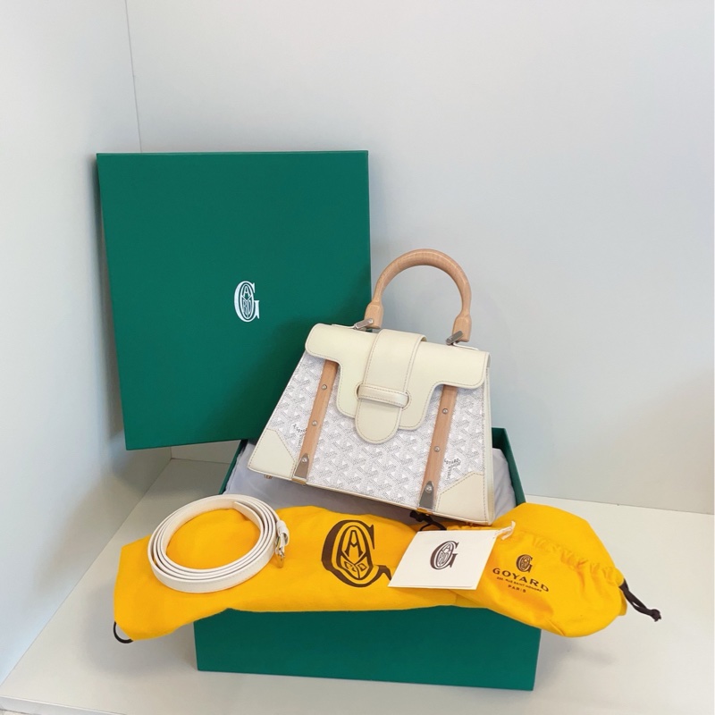 【98新🆕】Goyard Saigon PM 白色西貢包 手提包 斜挎包 單肩包-6