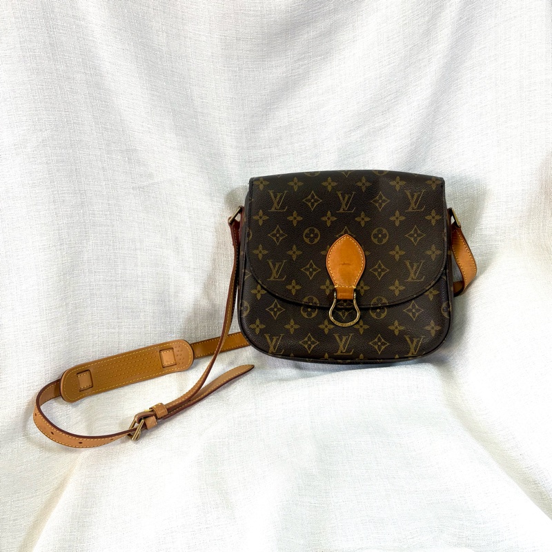 LV 老花馬鞍包-0