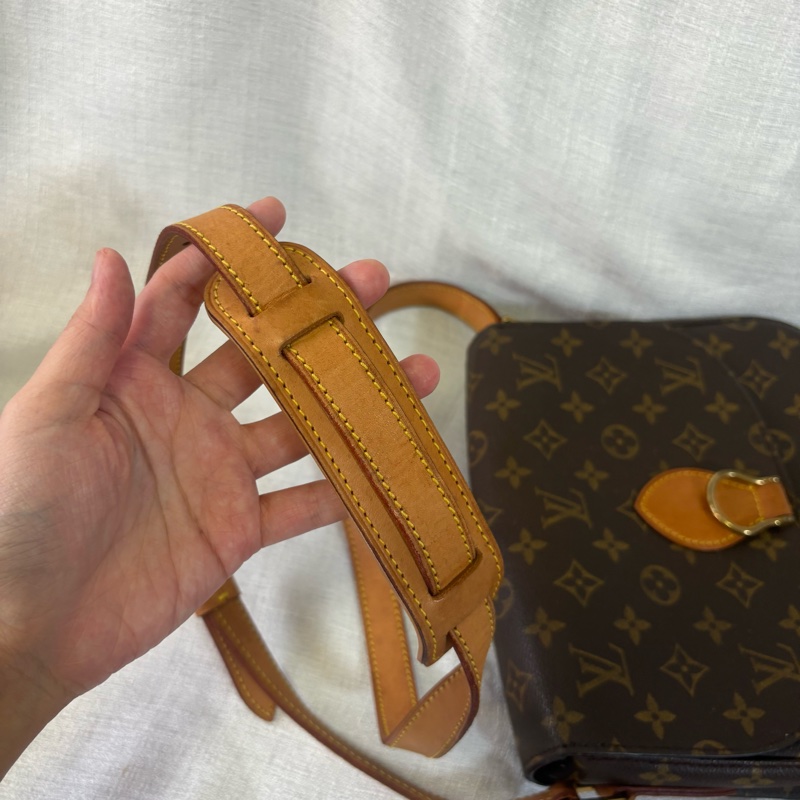 LV 老花馬鞍包-11