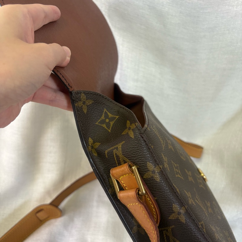 LV 老花馬鞍包-16