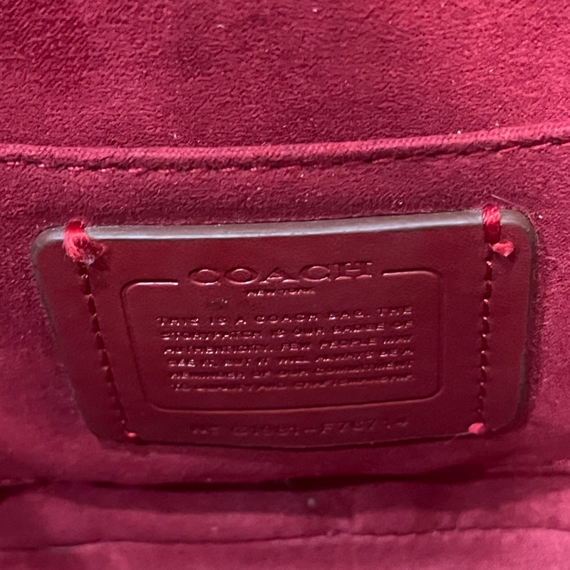 粉色Coach化妝包-5