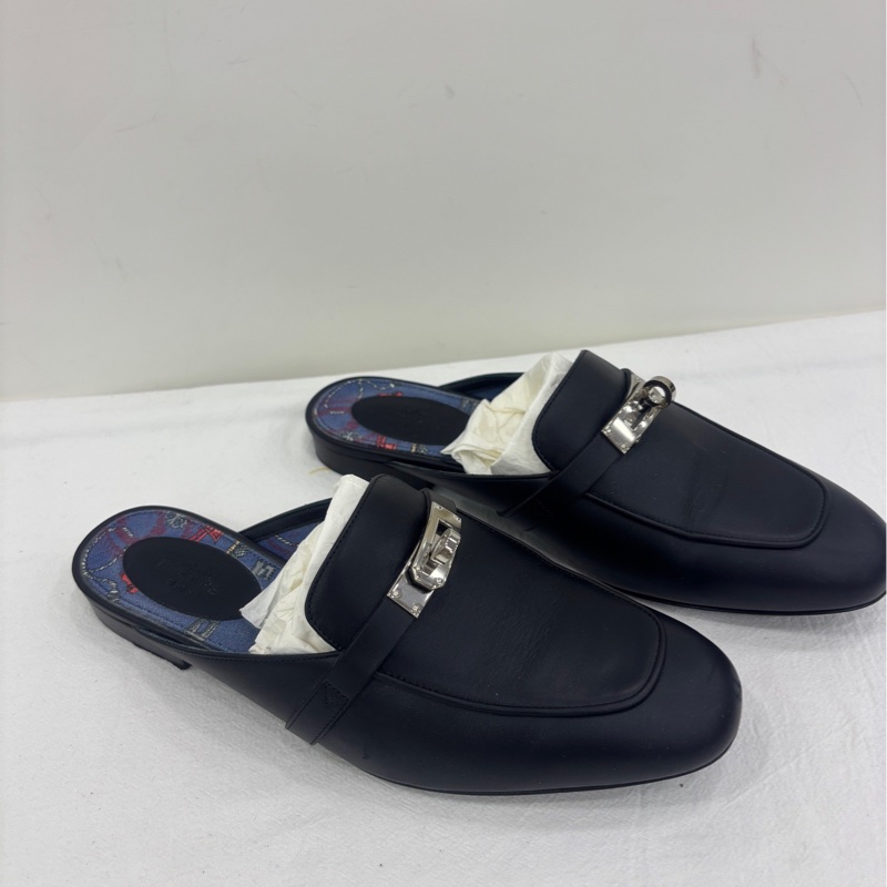 Hermes 愛馬仕 kelly拖鞋 38碼-1