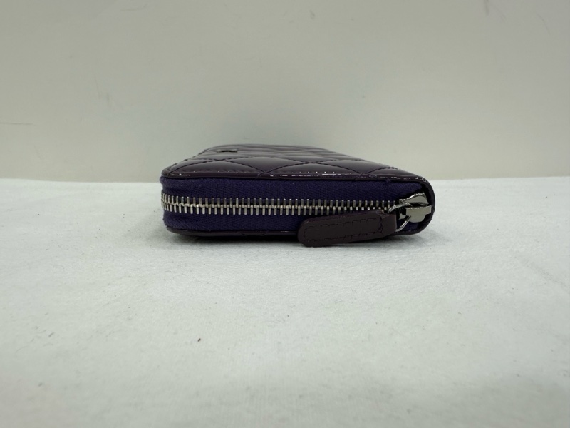 Chanel 漆皮對折長皮夾 22開-4