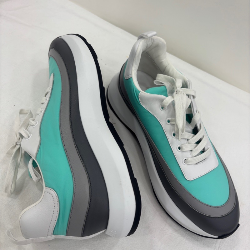 HERMES/愛馬仕 男款低筒運動鞋 Gramme 休閒鞋 拼接設計 43碼-1