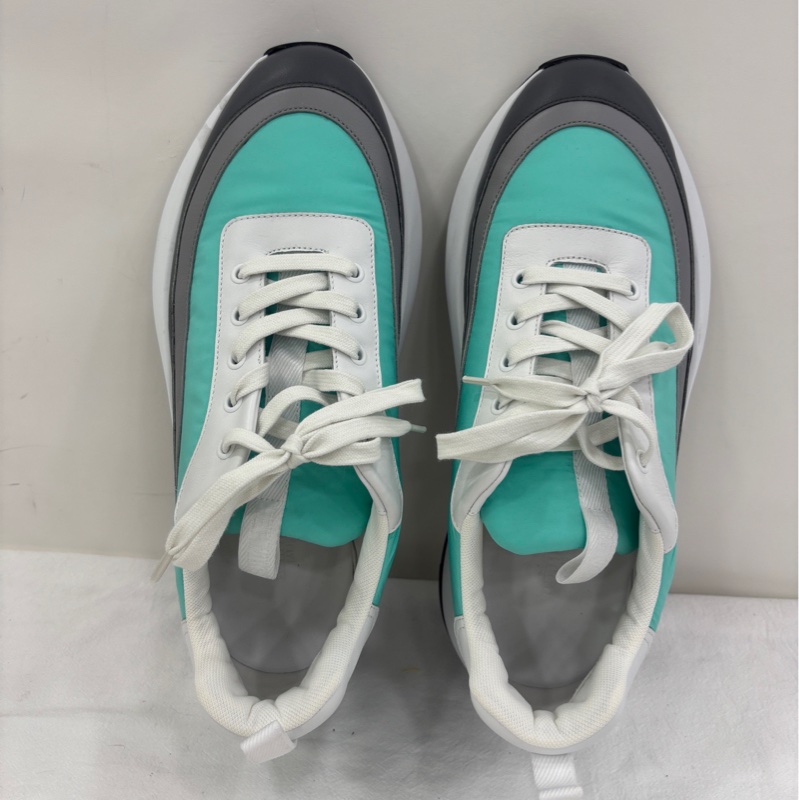 HERMES/愛馬仕 男款低筒運動鞋 Gramme 休閒鞋 拼接設計 43碼-2