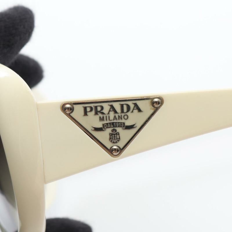 PRADA 眼鏡太陽眼鏡 SPR27L 白色塑膠款 二手 女士-9