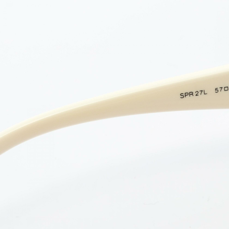 PRADA 眼鏡太陽眼鏡 SPR27L 白色塑膠款 二手 女士-10