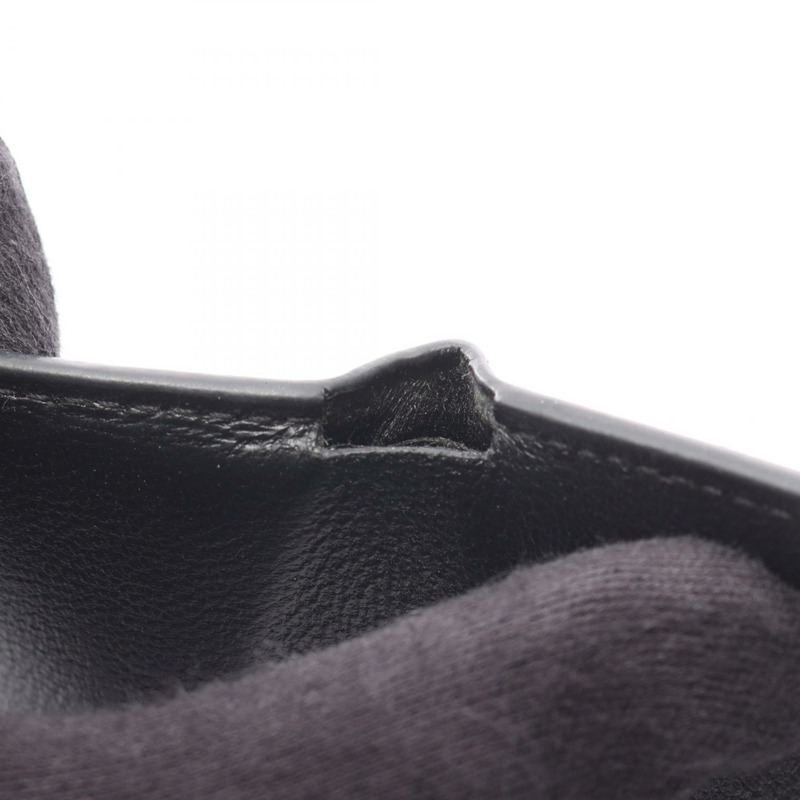 BALENCIAGA Cash Mini 三折皮夾 594312 皮革 黑色 白色 二手 男女通用-8