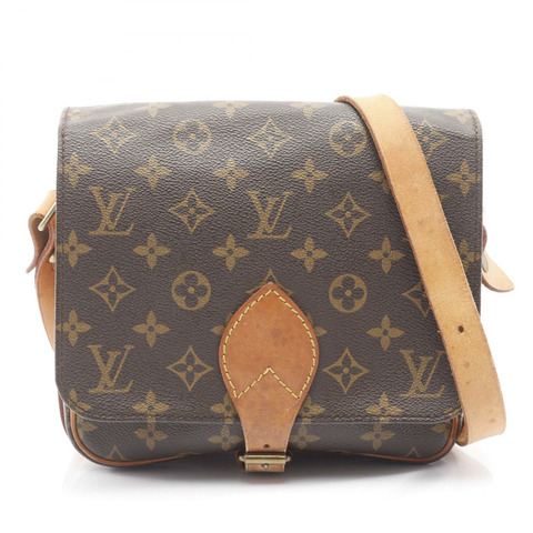 路易威登 Cartouchiere MM 單肩斜背包 M51253 Monogram 皮革 LV