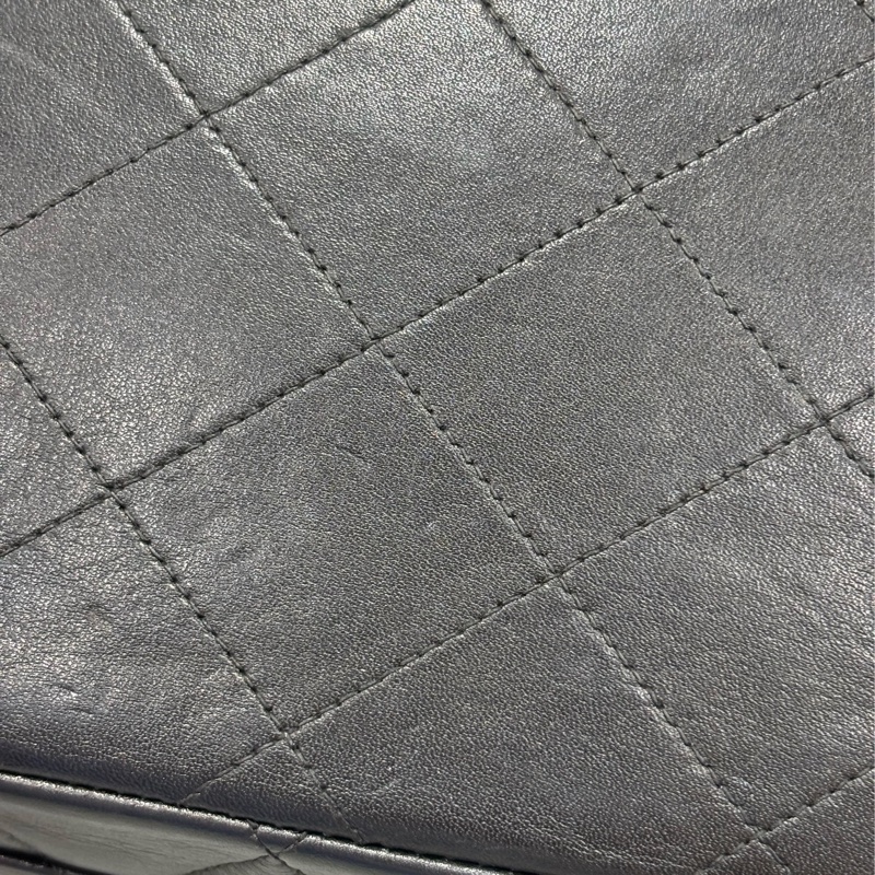 CHANEL 老香 黑色 羊皮 金鍊 MAXI COCO 33 MAXI 單蓋 肩背包 斜背包 兩用包 側背包 經典藏品-22